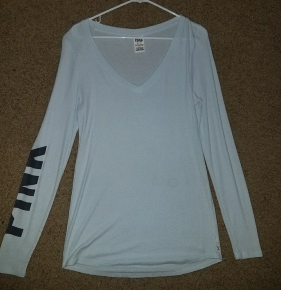 PINK Victoria's Secret Tops - Vs pink long sleeve thermal shirt PINK Victoria's Secret Tops - Vs pink long sleeve thermal shirt